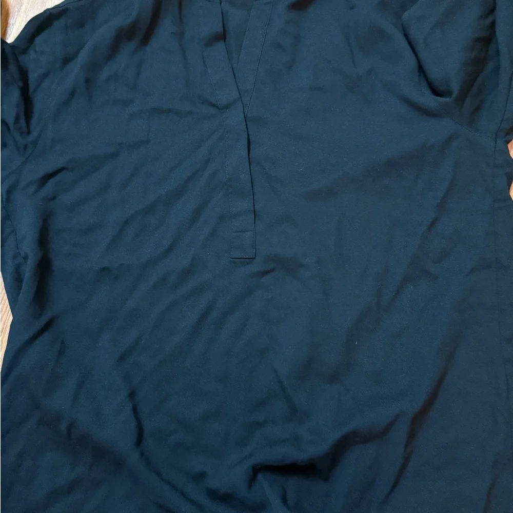 Uniqlo Black Long Sleeve Blouse - Picture 2 of 7